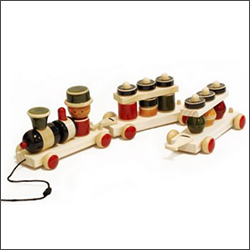 1. Handcrafted Wooden Toy Train