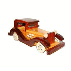 5. Wooden Vintage Car For Kids